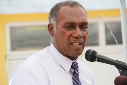 Premier of Nevis and Minister of Education in the Nevis Island Administration Hon. Vance Amory